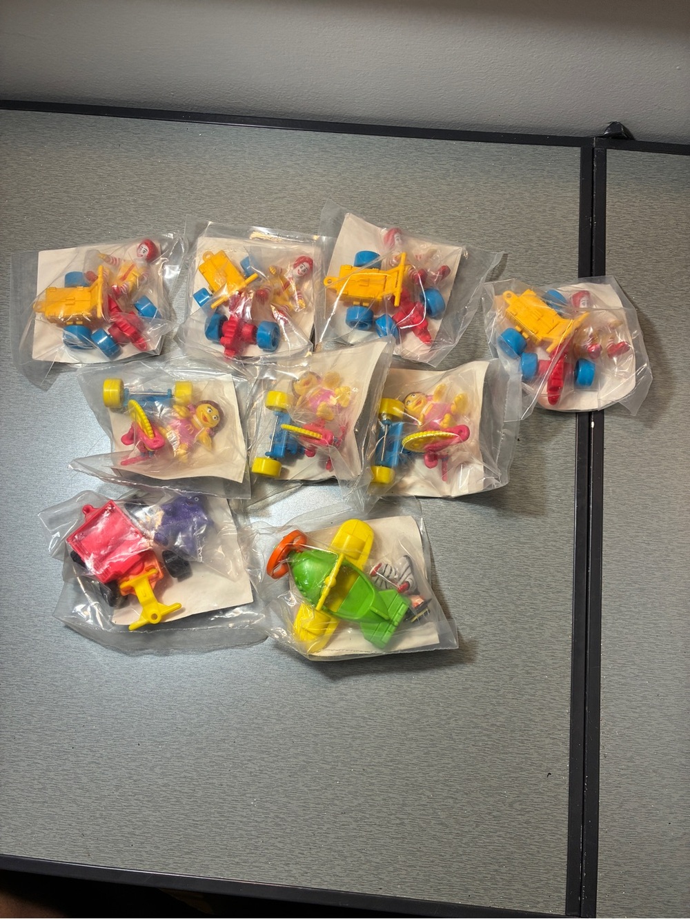 Vintage 1991's McDonald's McDonaldland Happy Meal Toys Lot of 9 NEW